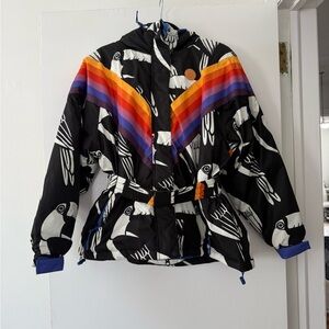 Farm Rio Toucan Print Jacket NWOT
